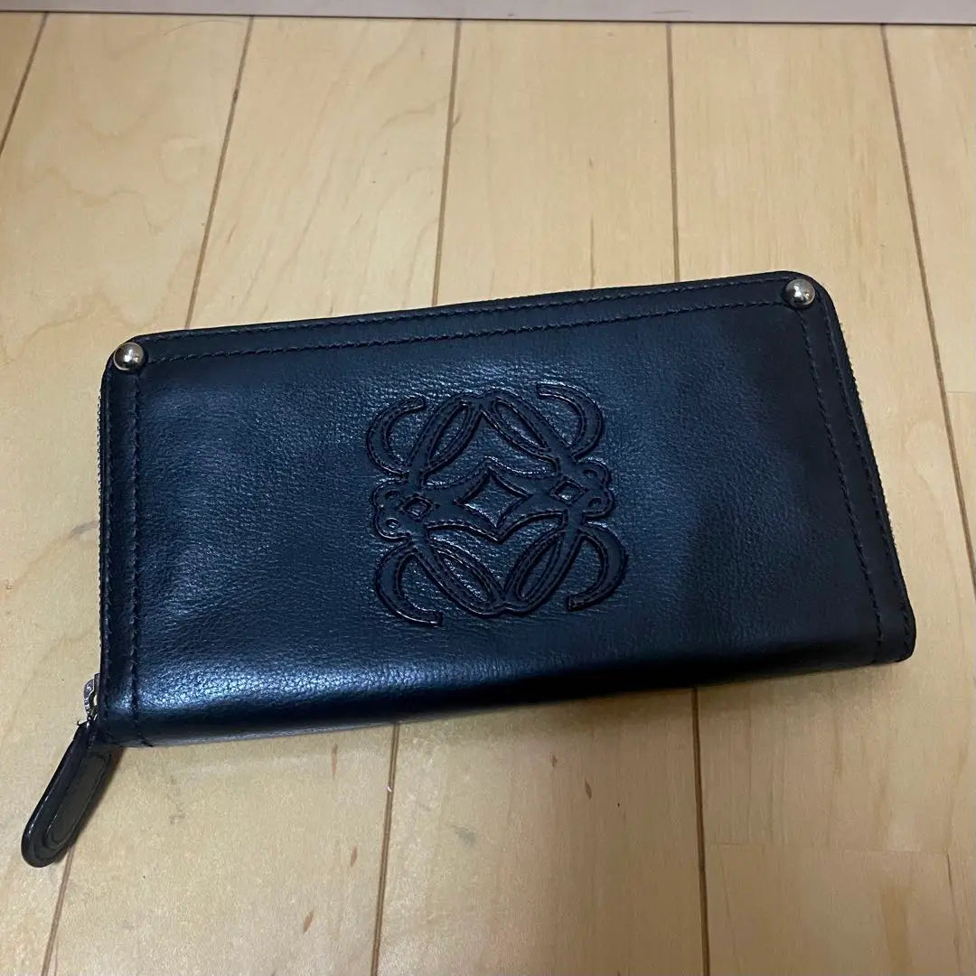 ○ Cartera larga Loewe con cremallera redonda | ○ロエベ 長財布 ラウンドファスナー