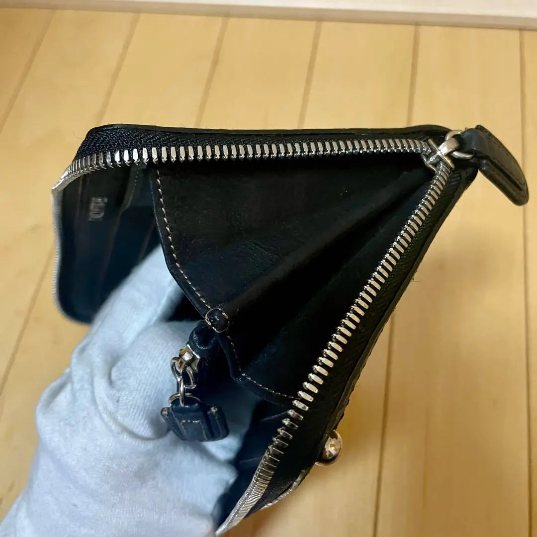 ○ Cartera larga Loewe con cremallera redonda | ○ロエベ 長財布 ラウンドファスナー