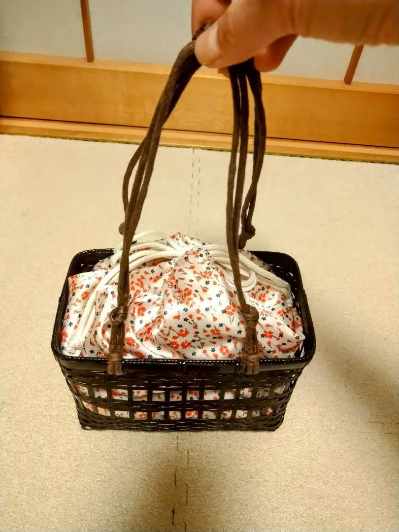 Bolso trenzado estilo japonés