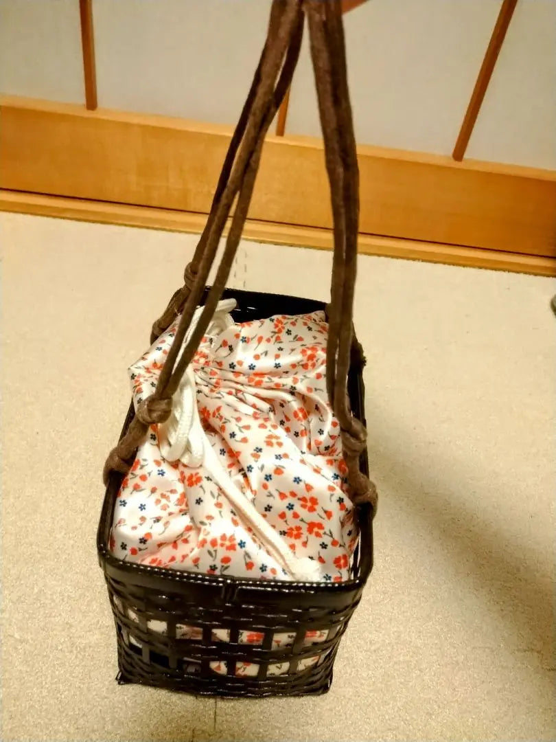 Bolso trenzado estilo japonés