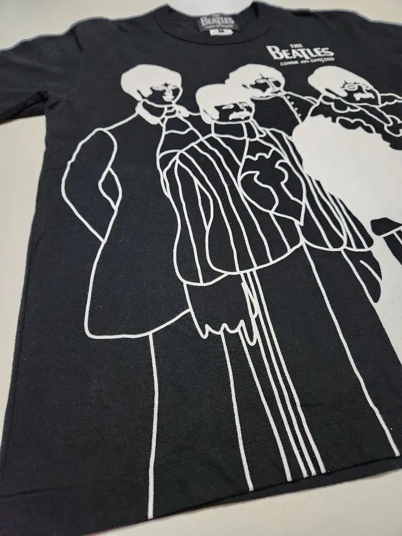 [Belleza] Camiseta Com de Garson Beatles Manga Corta Negro XL | 【美品】コム・デ・ギャルソン ビートルズ Tシャツ 半袖 黒 XL