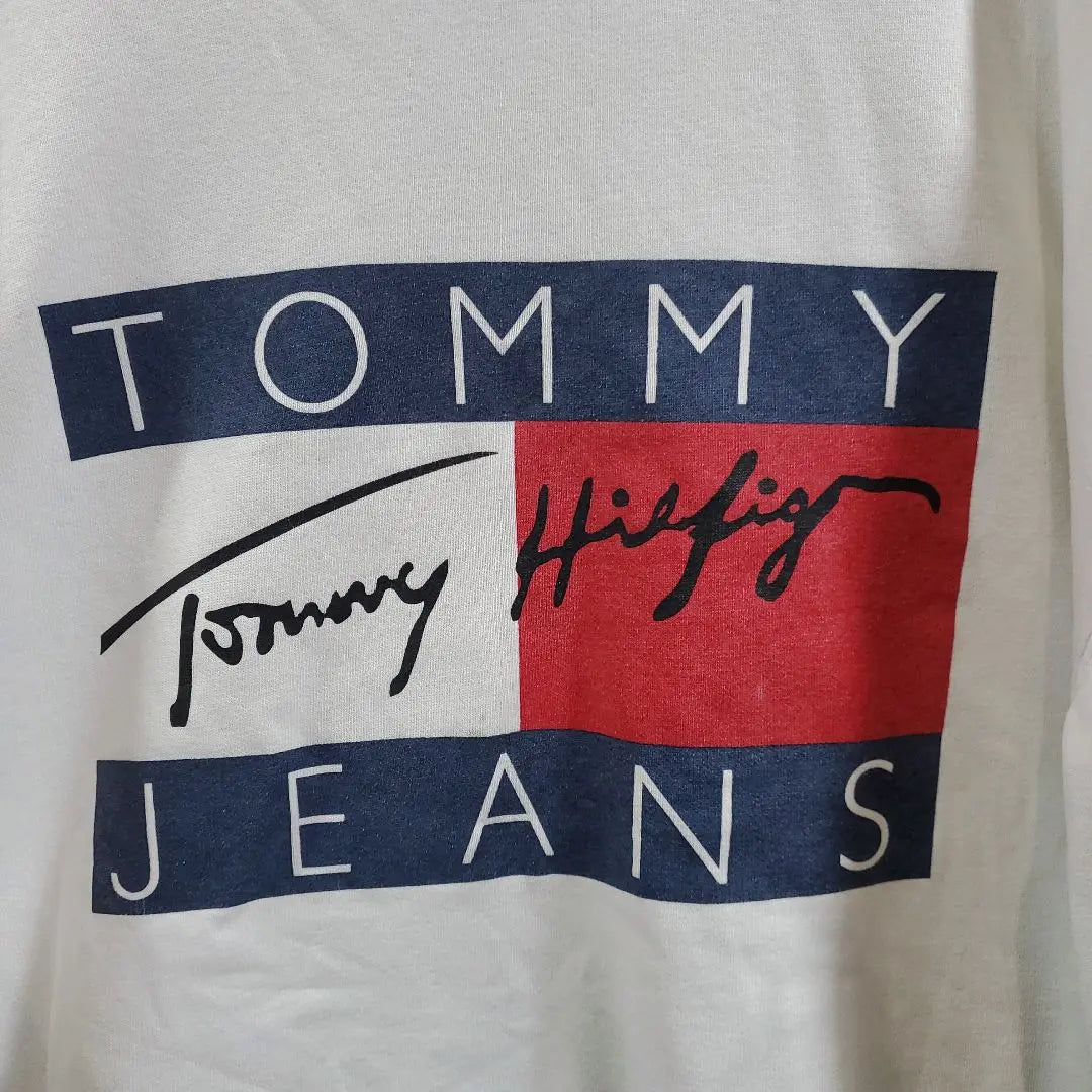 111☆Tommy Jeans☆Sweatshirt☆90s☆Made in USA☆Logo tag