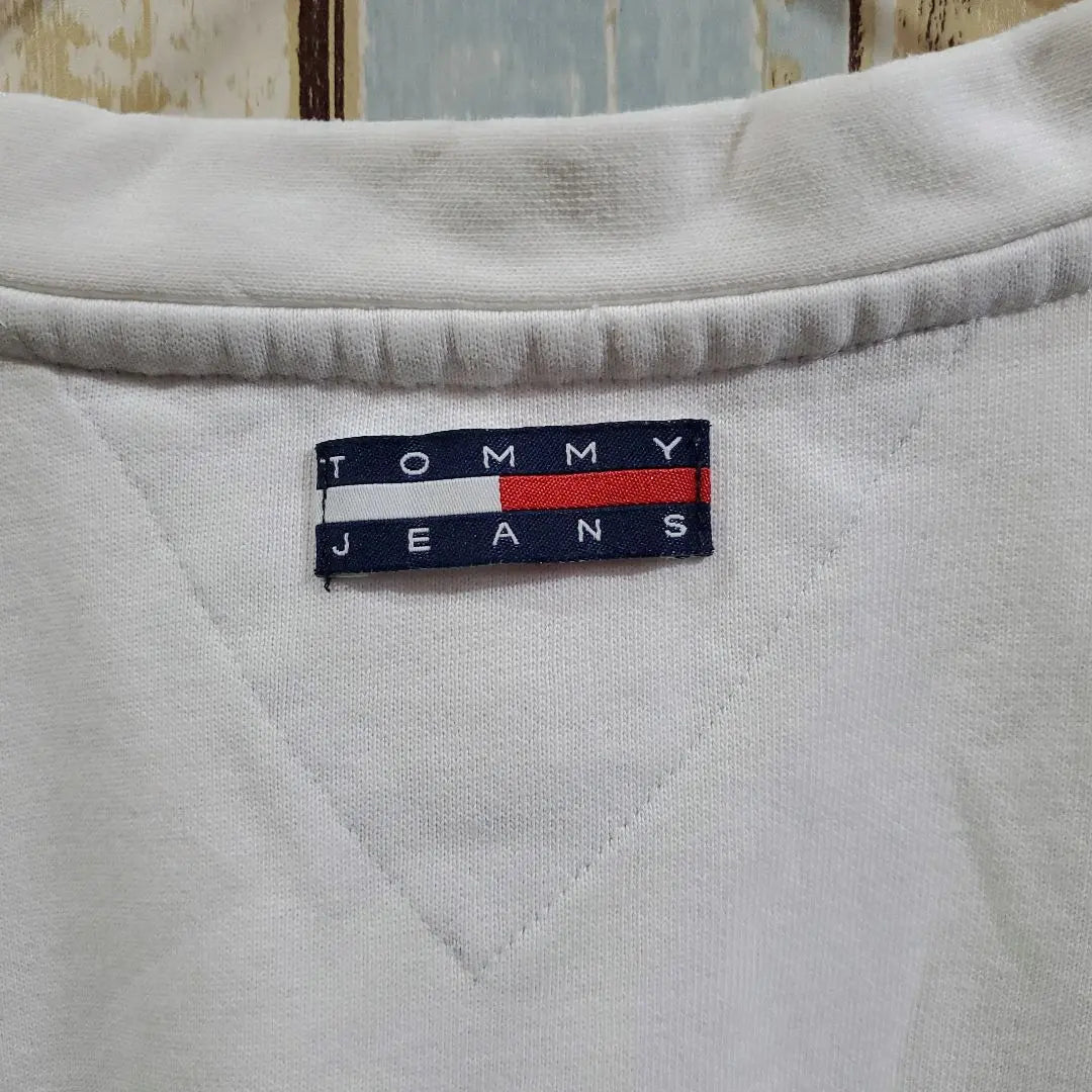 111☆Tommy Jeans☆Sweatshirt☆90s☆Made in USA☆Logo tag