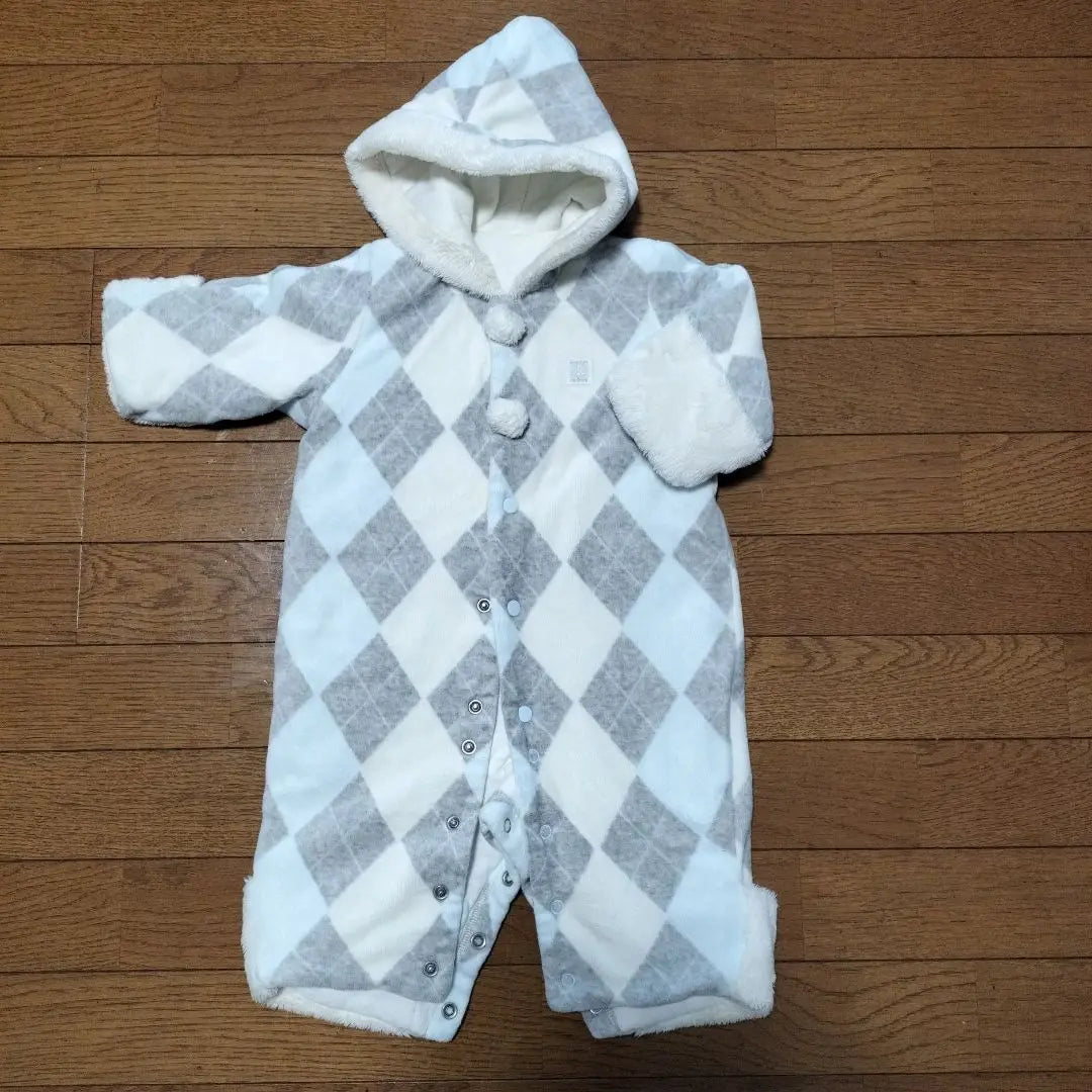 Baby Castle Fluffy Outerwear Size 50-70 - Suitable for discharge from hospital for low birth weight children