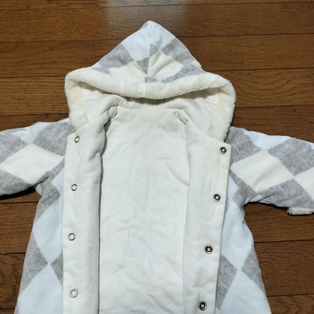 Baby Castle Fluffy Outerwear Size 50-70 - Suitable for discharge from hospital for low birth weight children