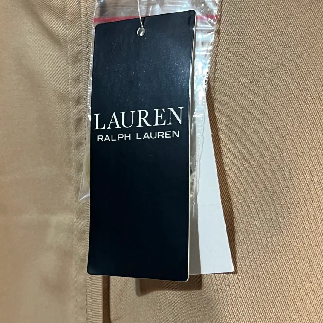 New ❤️ Ralph Lauren Short Double Breasted Twill Trench Coat ML