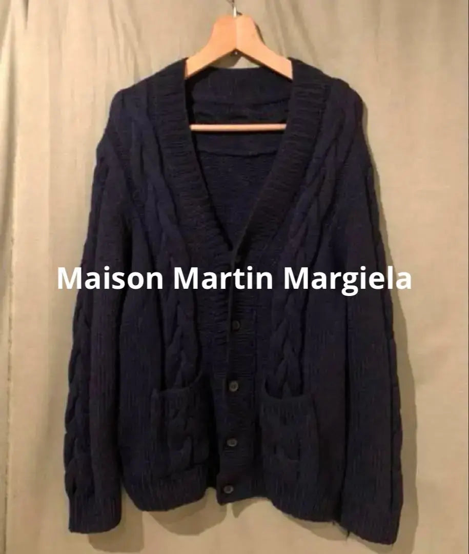 Cárdigan de punto trenzado Maison Martin Margiela Kokonoe 2010AW