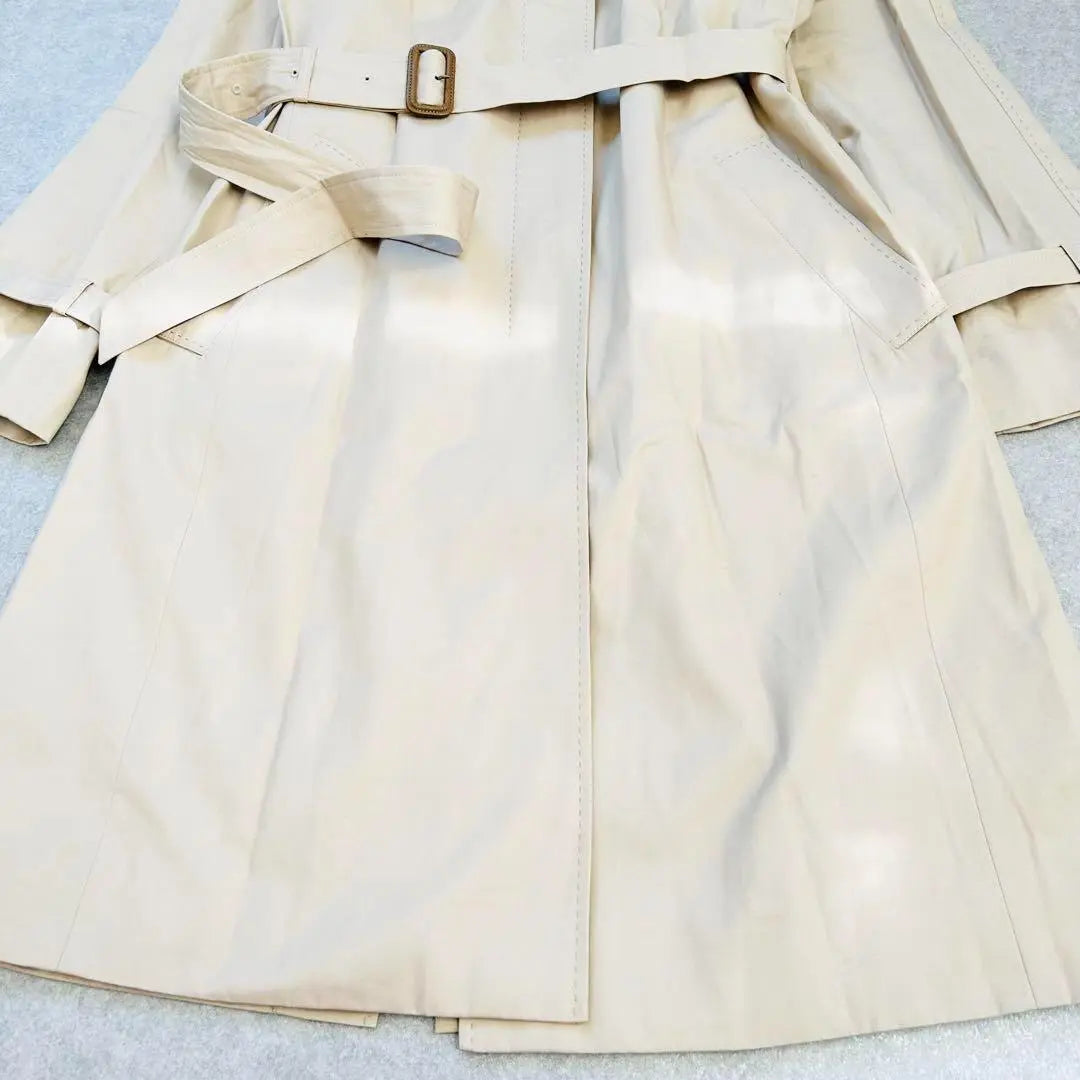 iCB Trench Coat with Liner 2way Beige 9 Check Yellow