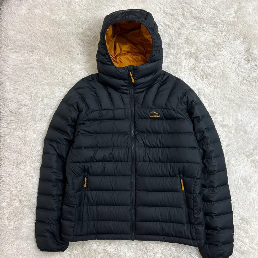 L.L.Bean Beans Down Hooded Jacket L Good Condition