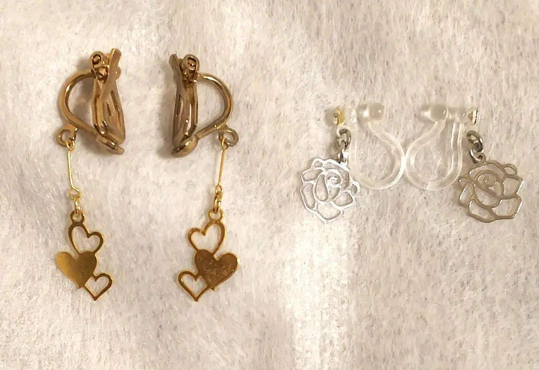 Heart Dance Earrings/Non-Hole Earrings