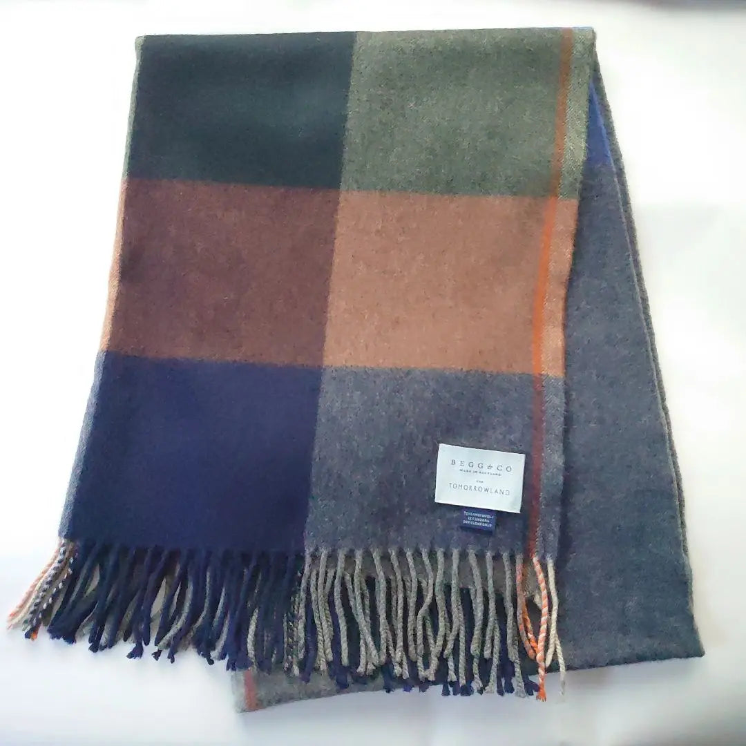 ●BEGG&CO × TOMORROWLAND Wool Angola Large Scarf | ●BEGG&CO × TOMORROWLAND ウールアンゴラ 大判マフラー