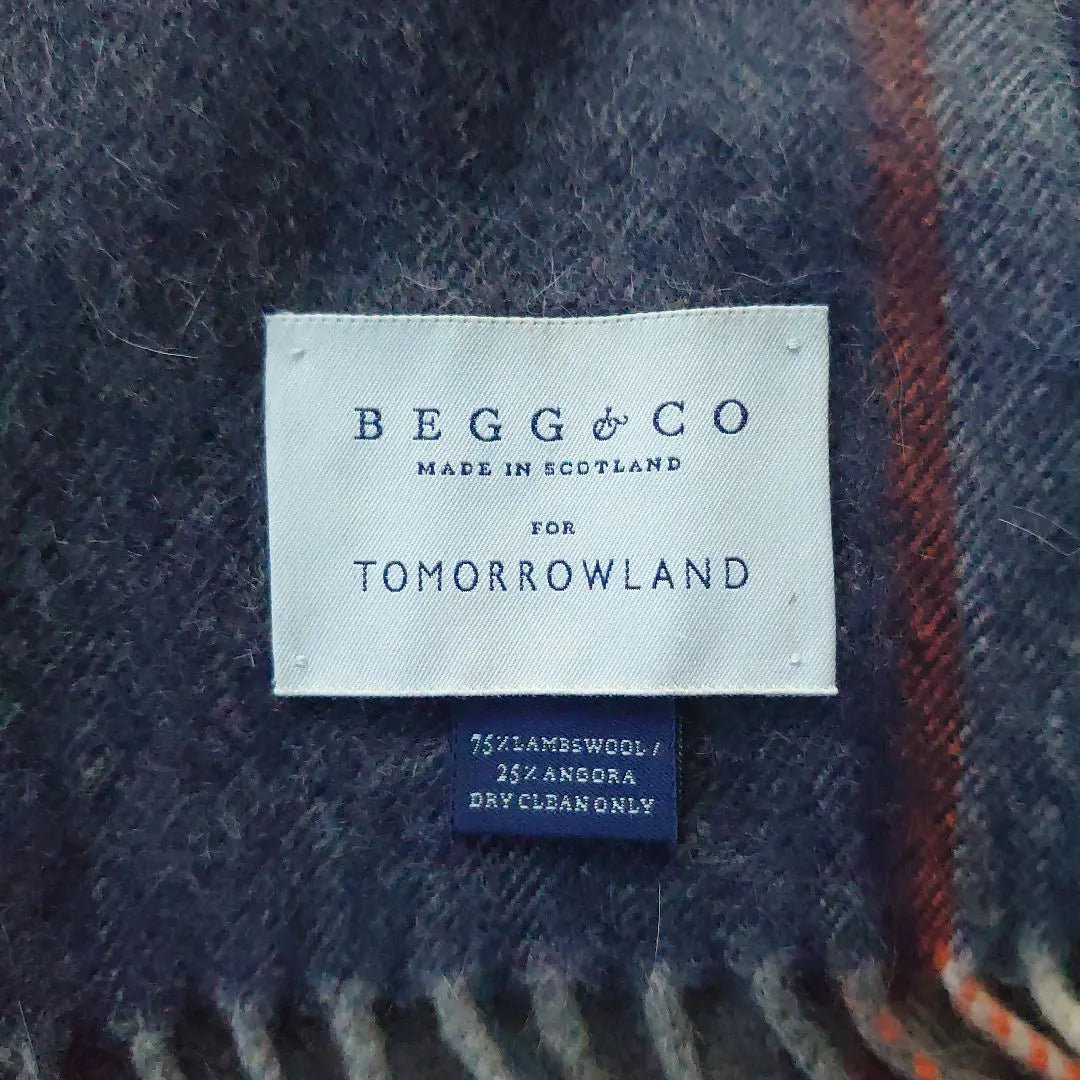 ●BEGG&CO × TOMORROWLAND Wool Angola Large Scarf | ●BEGG&CO × TOMORROWLAND ウールアンゴラ 大判マフラー