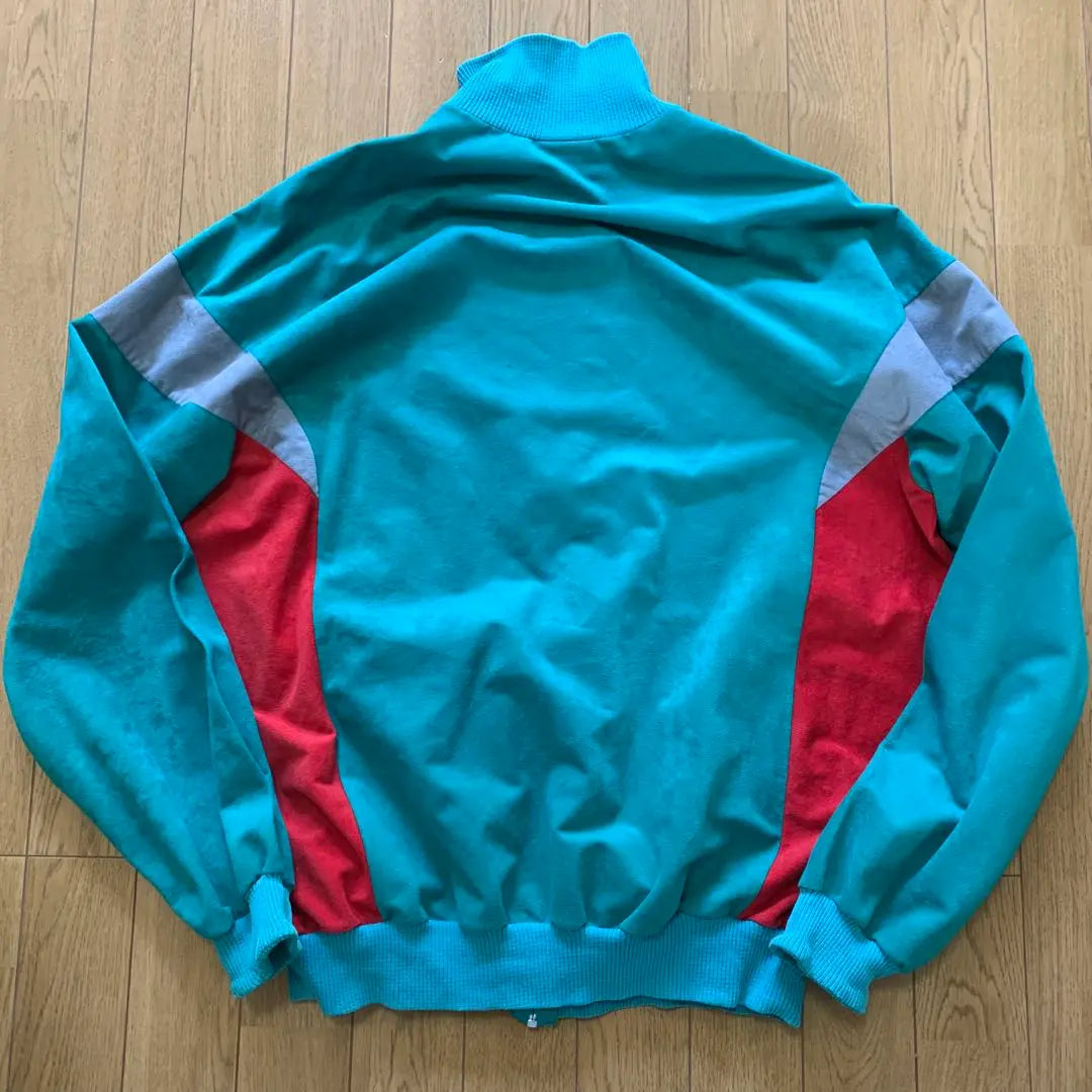 80s French made adidas ventex velour jersey track jacket