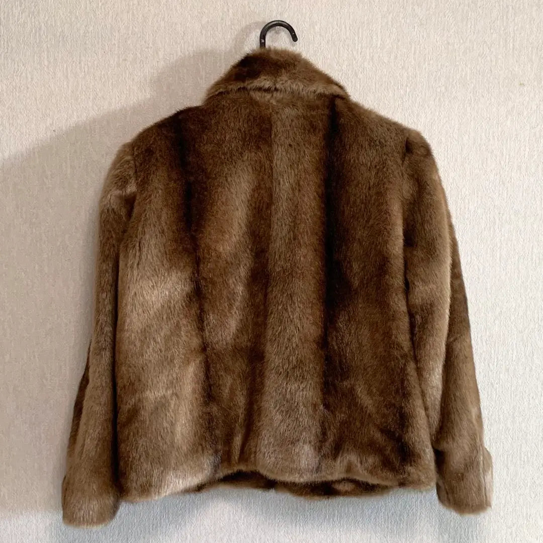 Fur coat jacket fur fake fur ladies