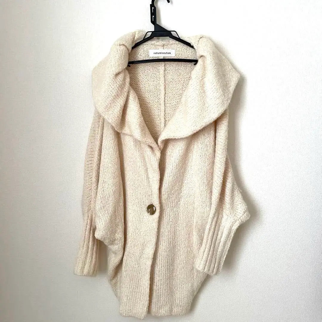 Fluffy and warm and cute ♡ Women's long cardigan