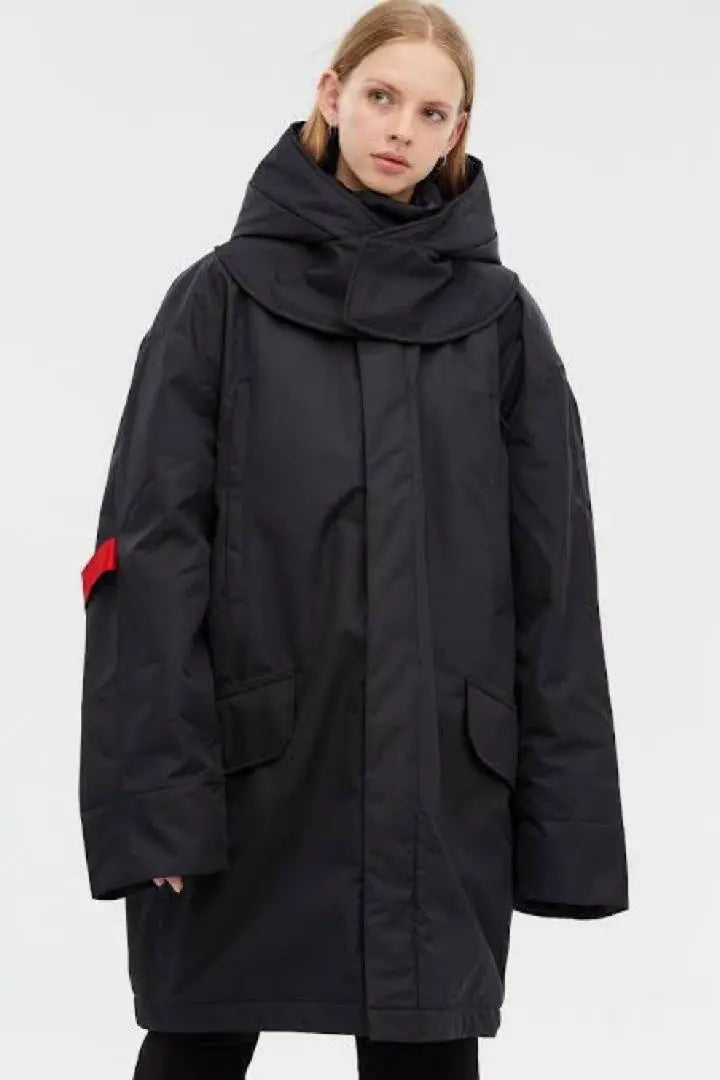 RAF SIMONS x TEMPLA Oversized Nylon Food Coat