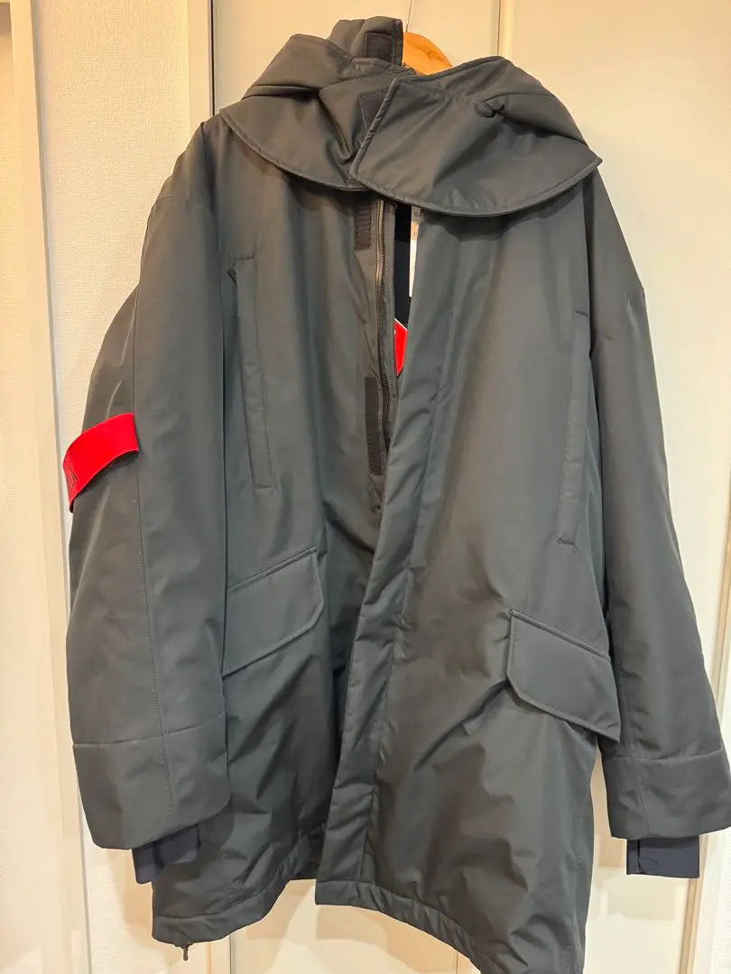 RAF SIMONS x TEMPLA Oversized Nylon Food Coat