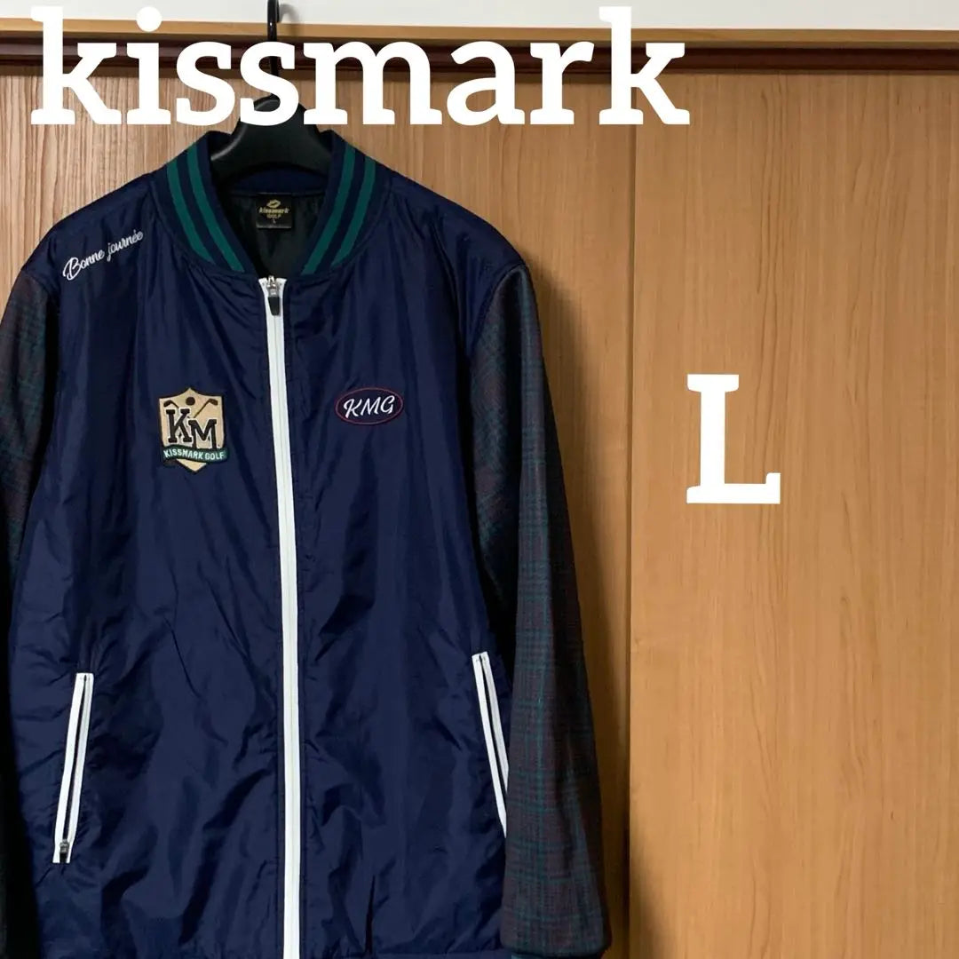 kissmark Kissmark Golf Chaqueta de nailon para hombre L | kissmark キスマークゴルフ メンズ アウター ナイロンジャケット L