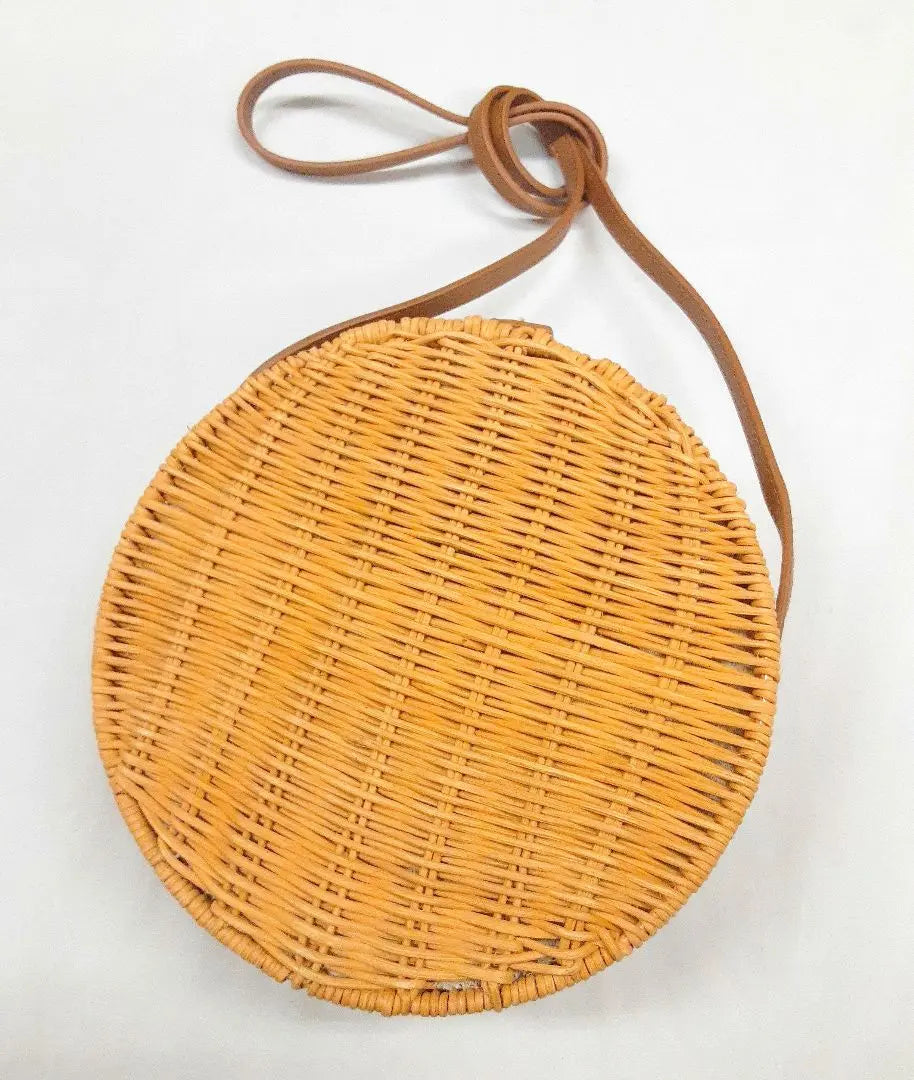 ZARA Basic Collection Rattan Shoulder Basket Bag