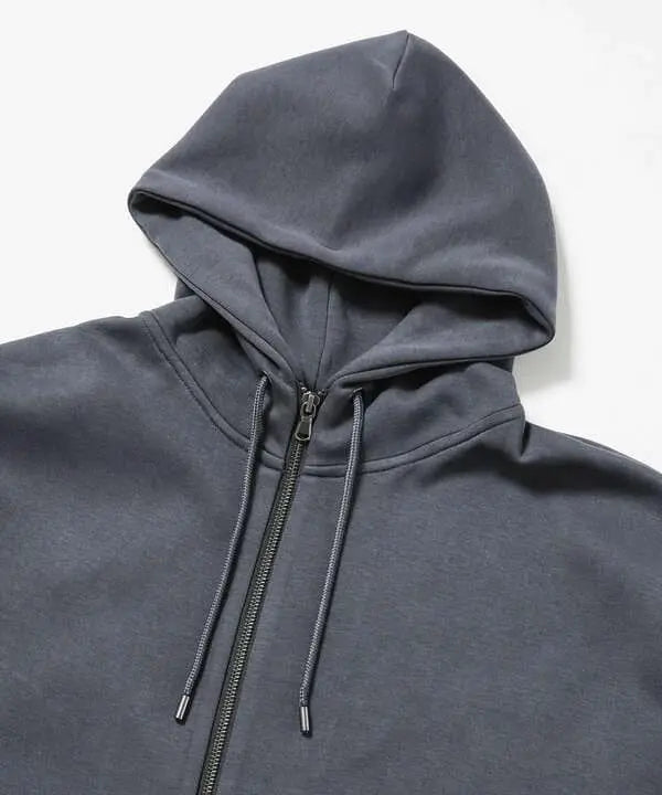 NANO universe hoodie hoodie zip-up grey L