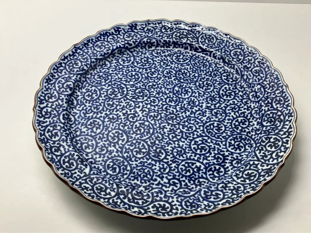 [Unused item] Kitamura Kazen large plate