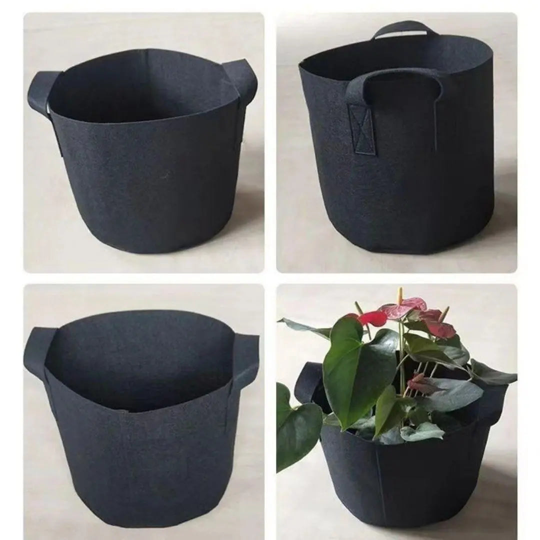 Non-woven planter 10 gallons, 13 size 2 pieces, black, flowerpot cover, pot 3