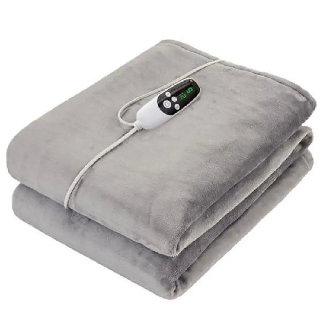 ☆Electric blanket, cold protection, warm, winter, 90 x 130 cm, light gray, 1 piece | ☆電気毛布　防寒　暖かい　冬　90×130cm ライトグレー　1枚