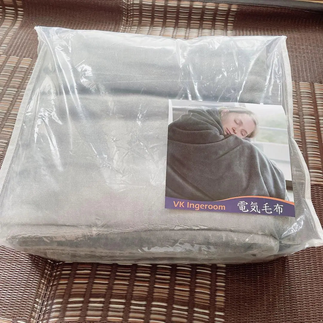 ☆Electric blanket, cold protection, warm, winter, 90 x 130 cm, light gray, 1 piece | ☆電気毛布　防寒　暖かい　冬　90×130cm ライトグレー　1枚