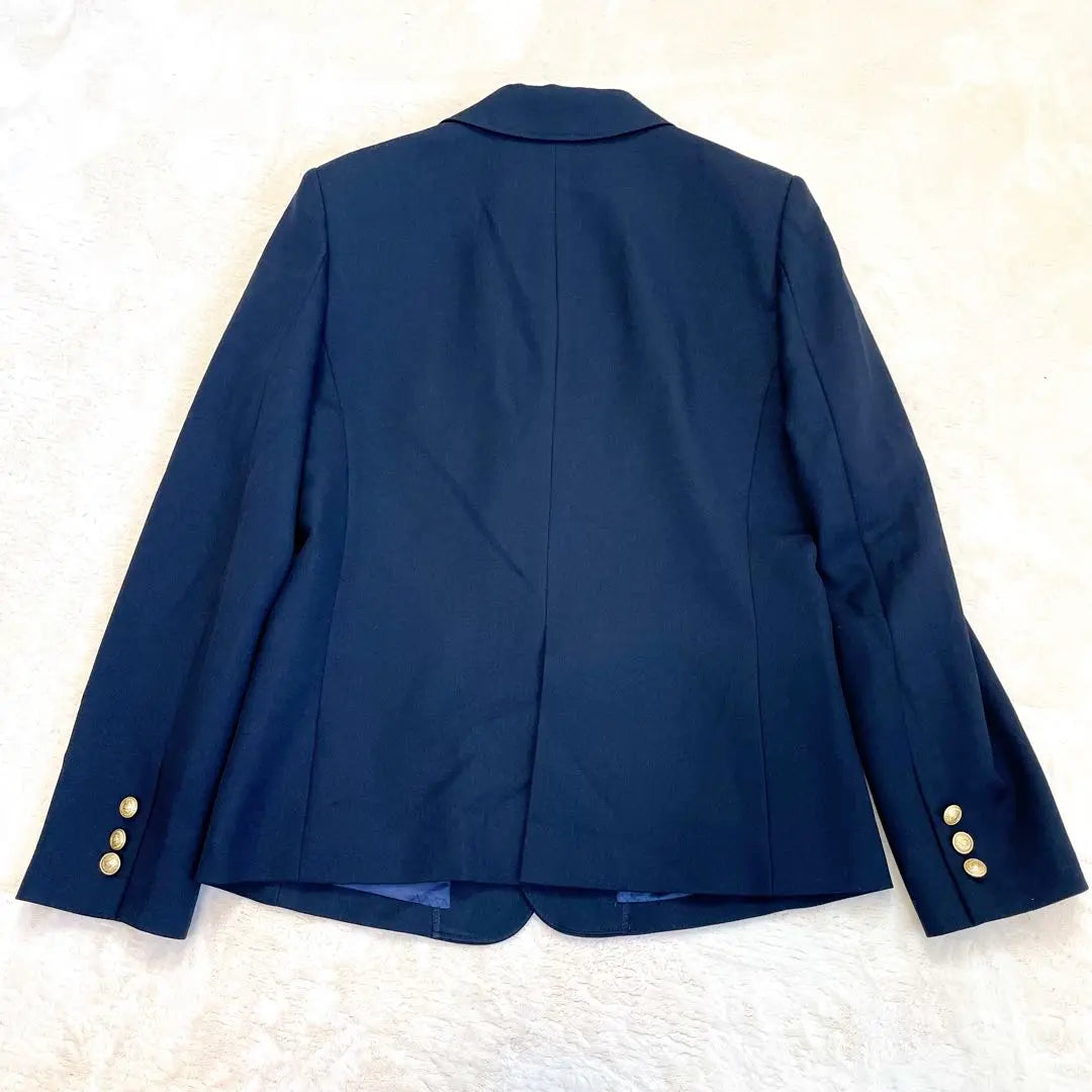 Hermosos productos ✨165 Niños formales ✨ Blazer azul marino con botones dorados Conjunto de 4 piezas ceremonia de graduación | 美品✨165 キッズフォーマル✨紺ブレザー 金ボタン 4点セット 卒業式