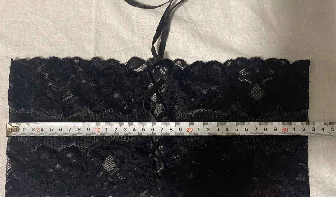 Cinturón tipo bustier con corsé de encaje negro, marca de cintura, nuevo sin usar, talla única