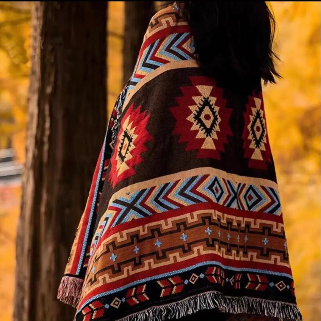 Alfombra Mat Manta Camping Exterior Ortega Kilim Ortega Rojo