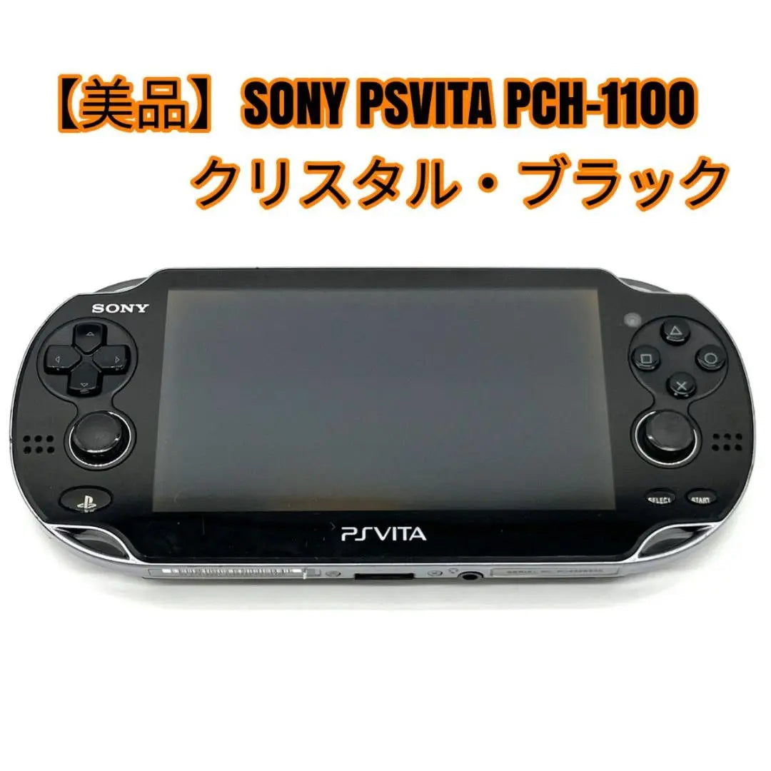 [Good condition] SONY PSVITA PCH-1100 Crystal Black