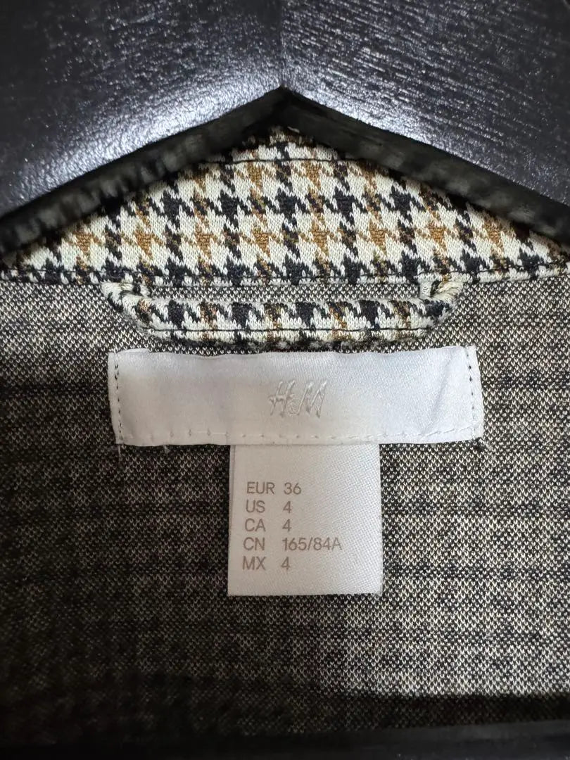 H&M Amuro Namie Houndstooth Jacket 36 M Size