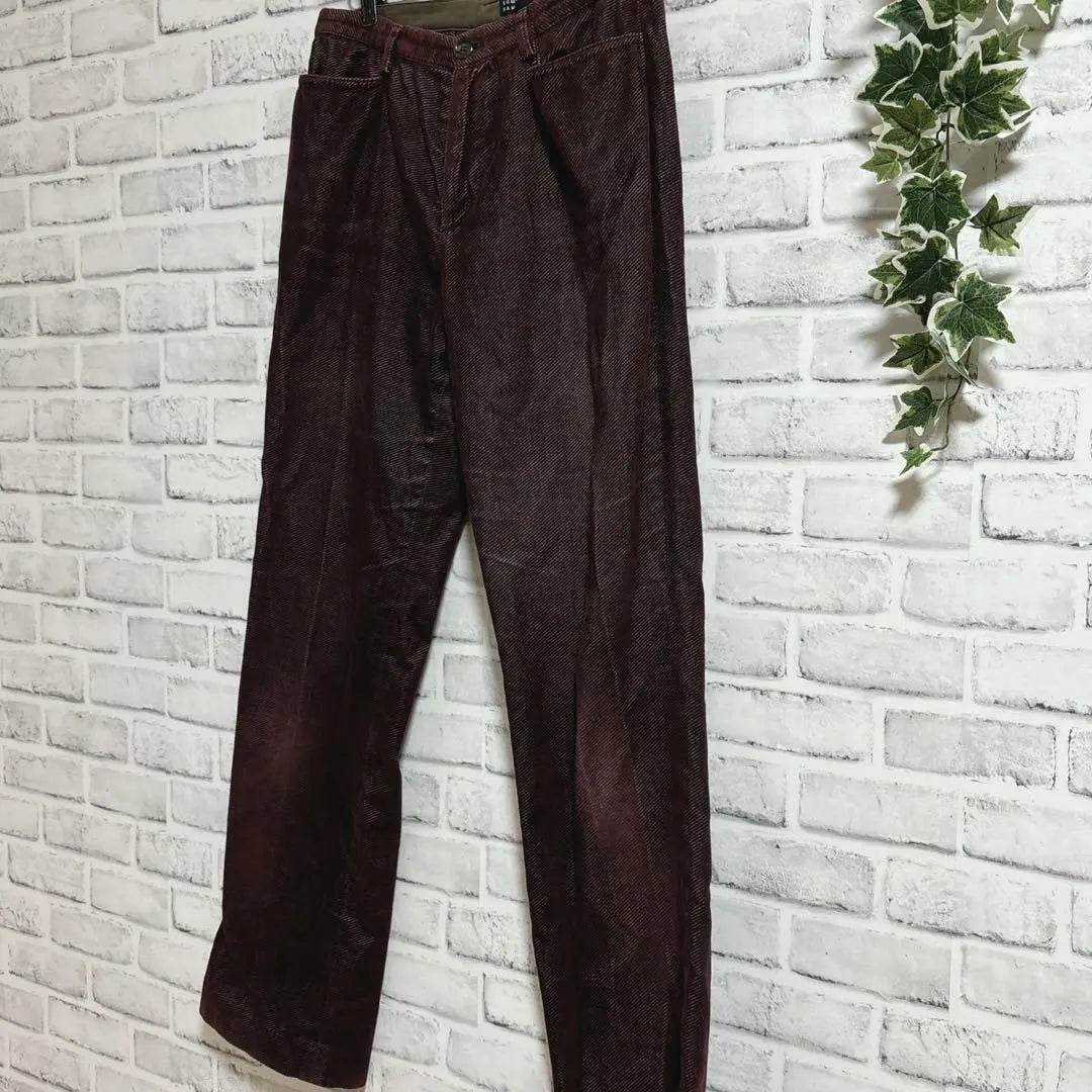 ♡ Ryojin [Kumikyoku Fam] (3) Corduroy pants onward Kashiyama cotton blend | ♡良品【クミキョクファム】(3) コーデュロイパンツ オンワード樫山 コットン混