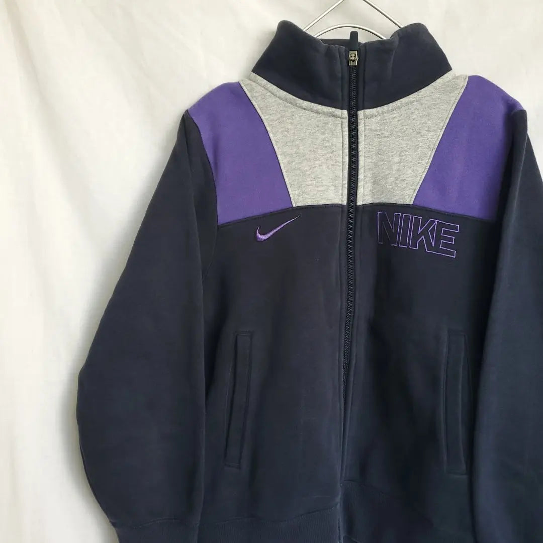 NIKE Logo Embroidery Zip-Up Sweatshirt Women's