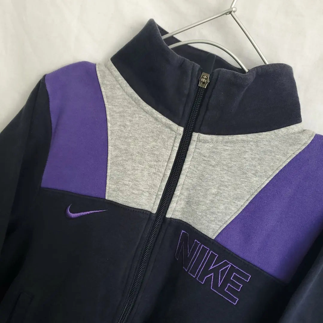 NIKE Logo Embroidery Zip-Up Sweatshirt Women's