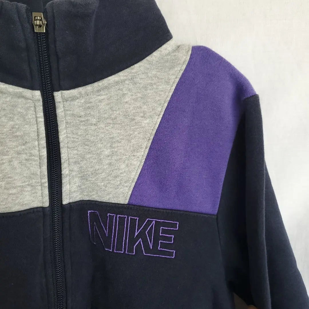 NIKE Logo Embroidery Zip-Up Sweatshirt Women's