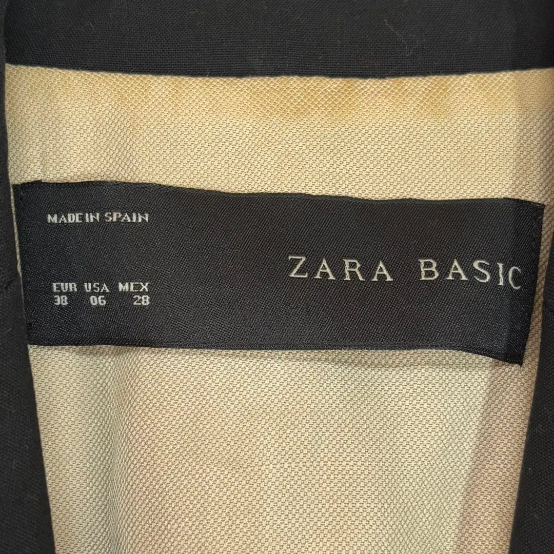 Zara Chaqueta Tailored M made M Negro Decoración Bolsillo Traducción | ザラ テーラードジャケット スペイン製 M ブラック 飾りポケット 訳あり