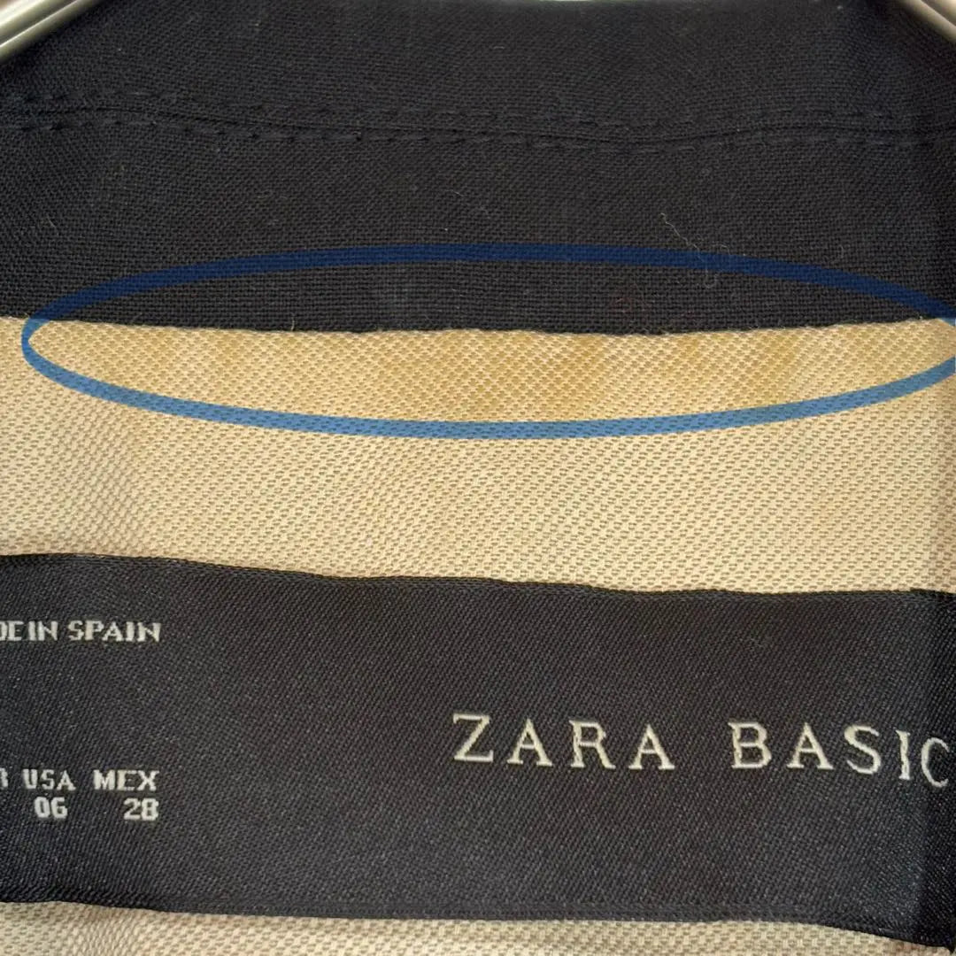 Zara Chaqueta Tailored M made M Negro Decoración Bolsillo Traducción | ザラ テーラードジャケット スペイン製 M ブラック 飾りポケット 訳あり