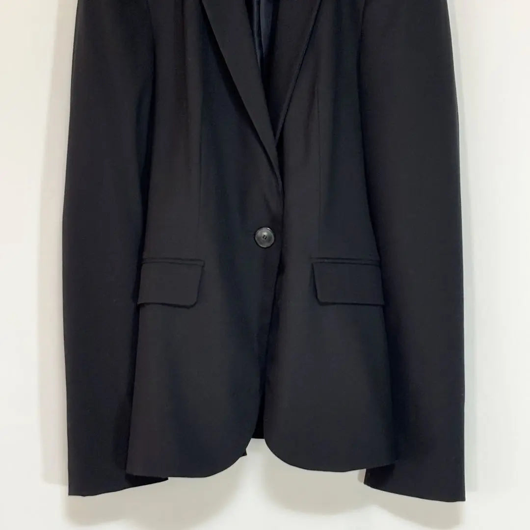 Zara Chaqueta Tailored M made M Negro Decoración Bolsillo Traducción | ザラ テーラードジャケット スペイン製 M ブラック 飾りポケット 訳あり