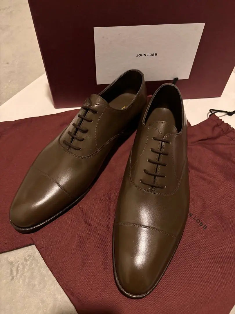 [Nuevo] Zapatos de negocios JOHN LOBB CITY2 Marrón 10E | 【新品】John Lobb CITY2 ビジネスシューズ ブラウン 10E