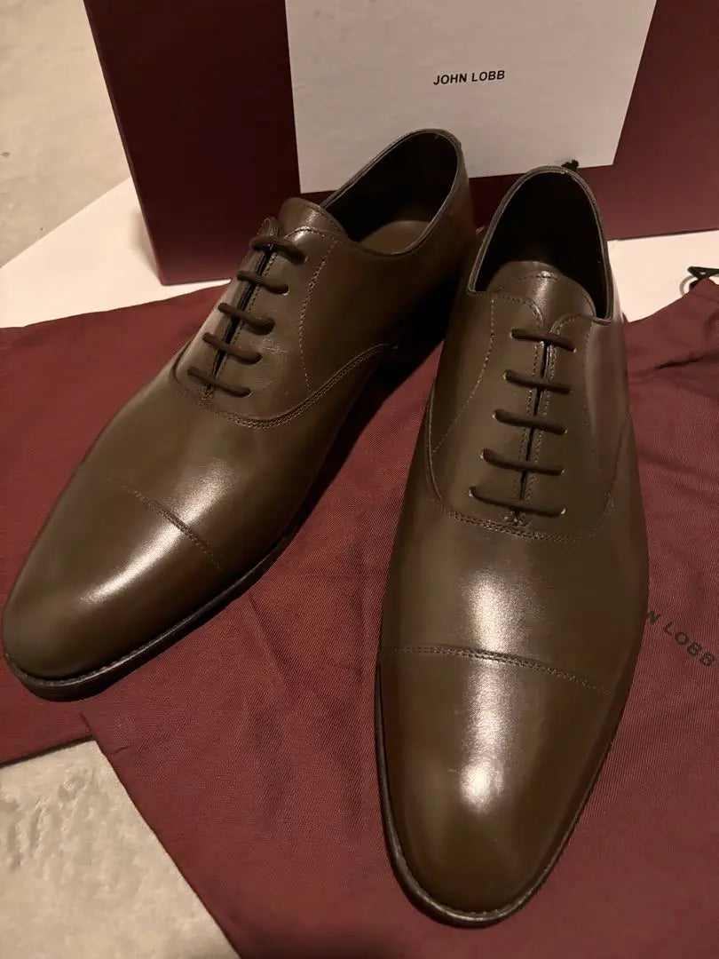 [New] JOHN LOBB CITY2 Business Shoes Brown 10E | 【新品】John Lobb CITY2 ビジネスシューズ ブラウン　 10E