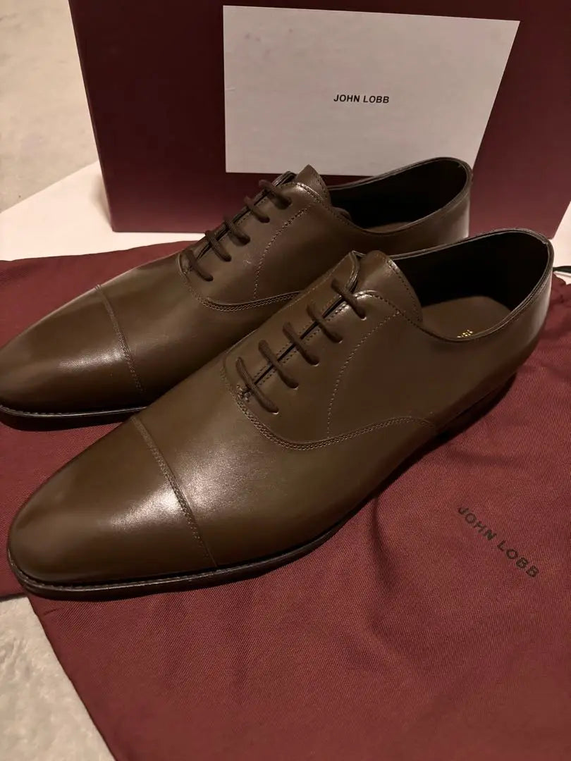 [Nuevo] Zapatos de negocios JOHN LOBB CITY2 Marrón 10E | 【新品】John Lobb CITY2 ビジネスシューズ ブラウン 10E