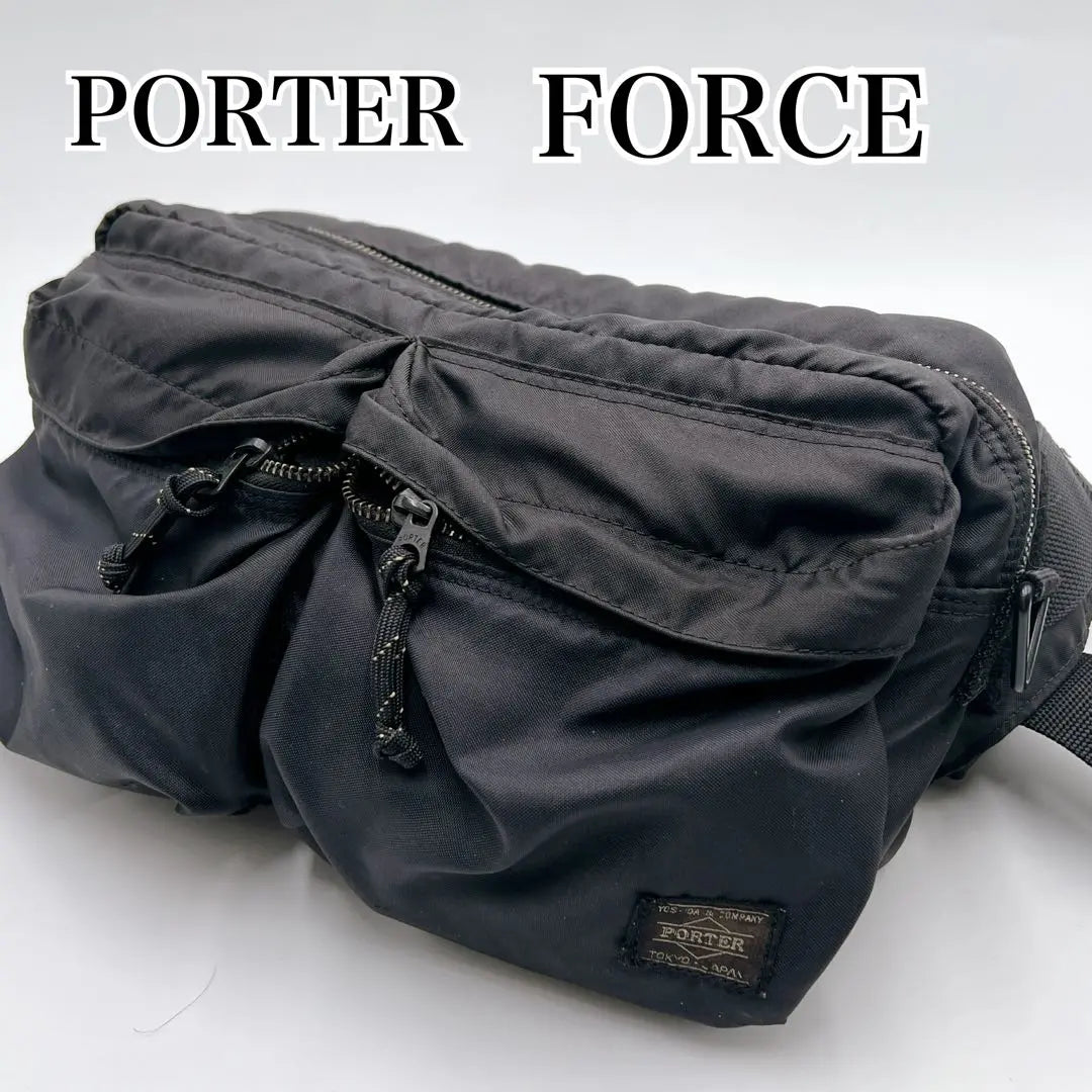 ☆Good condition☆Porter Force 2way waist bag Shoulder bag