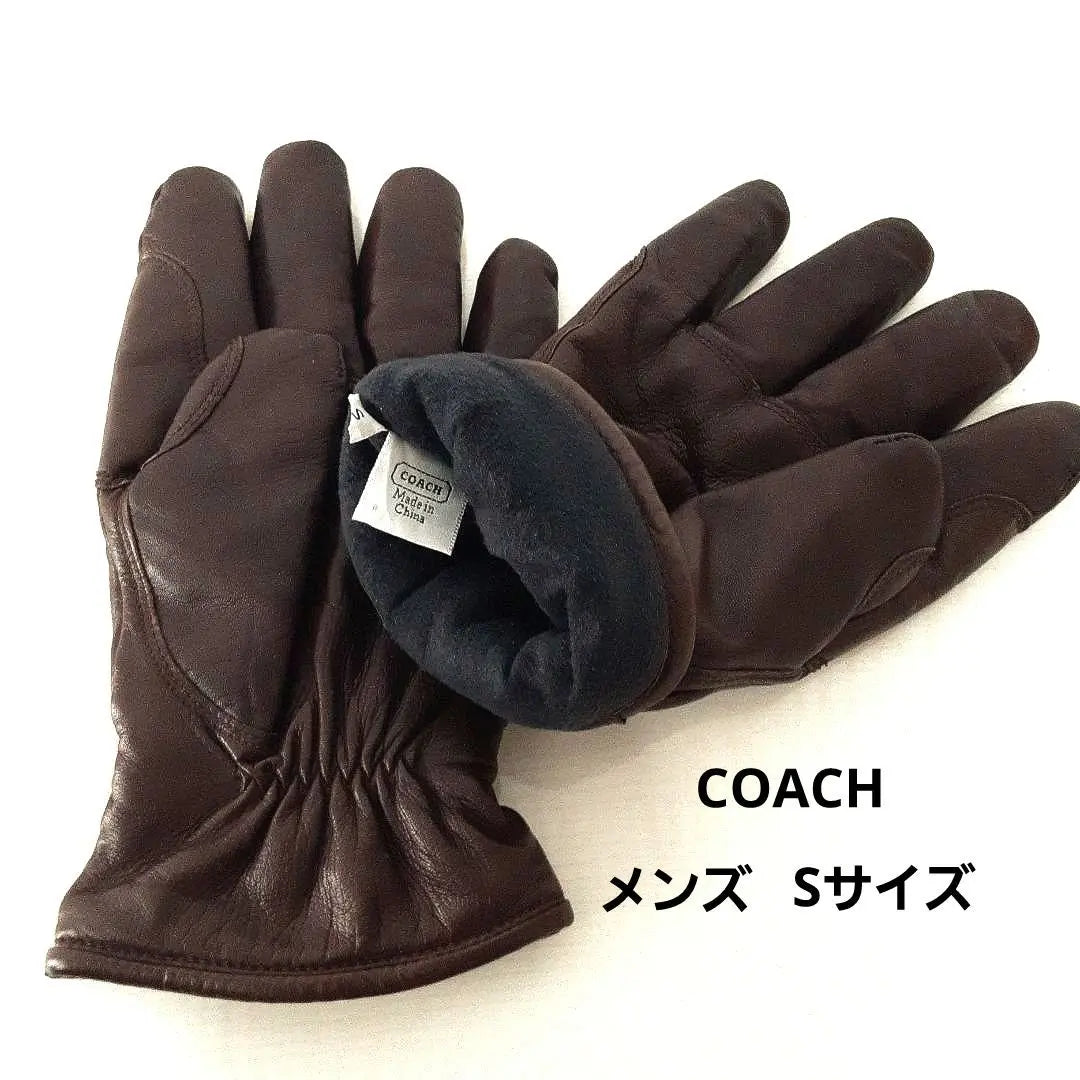 Guantes de cuero para caballeros y hombres Coach COACG Coach