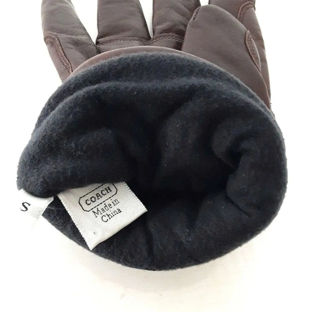 Men's Gentlemen's Leather Gloves Coach COACG Coach