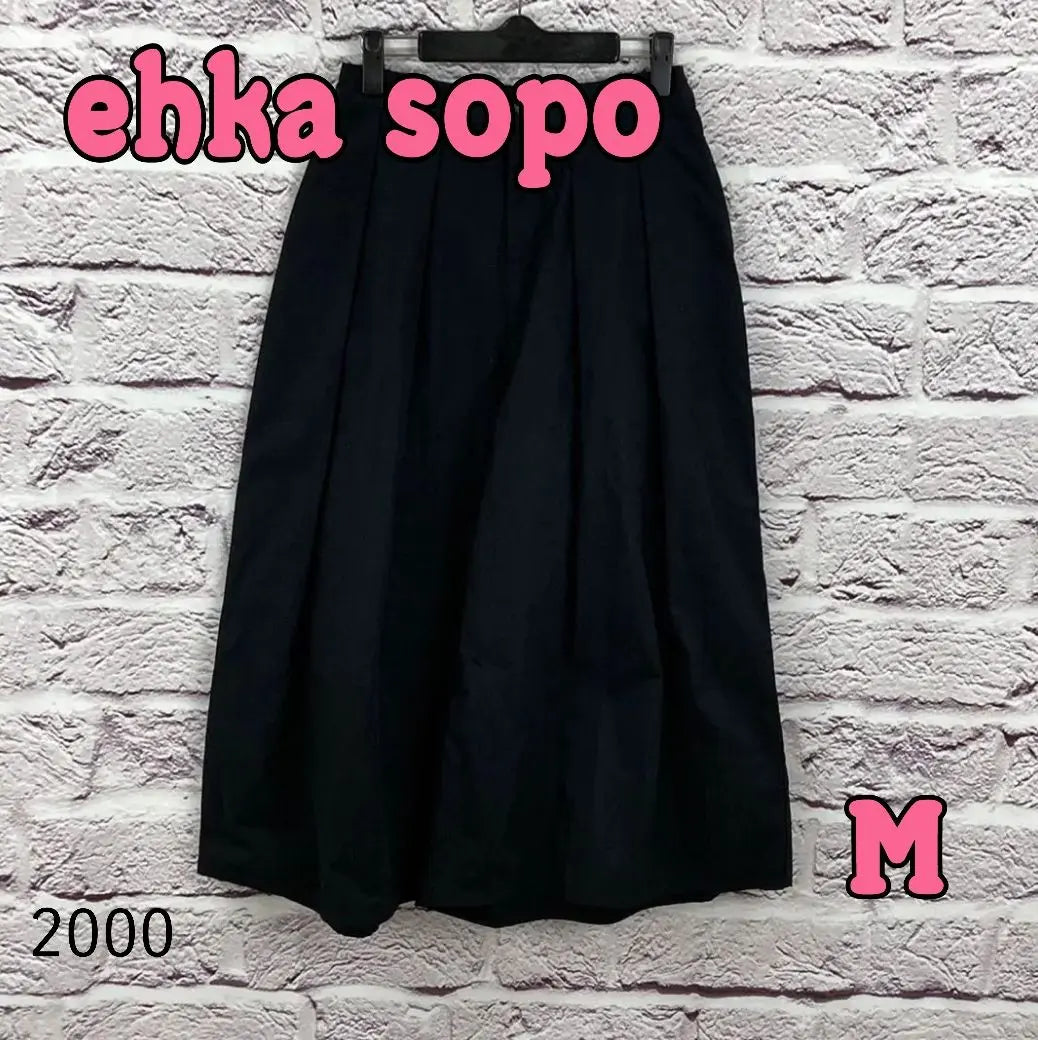 ☆7174P☆ ehka sopo pantalon gaucho negro