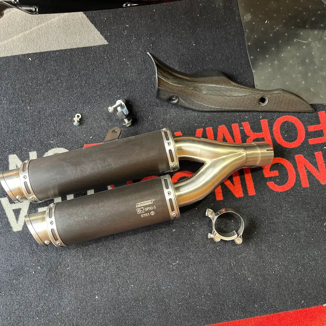 GSX-S1000 BODIS Twin slip-on muffler