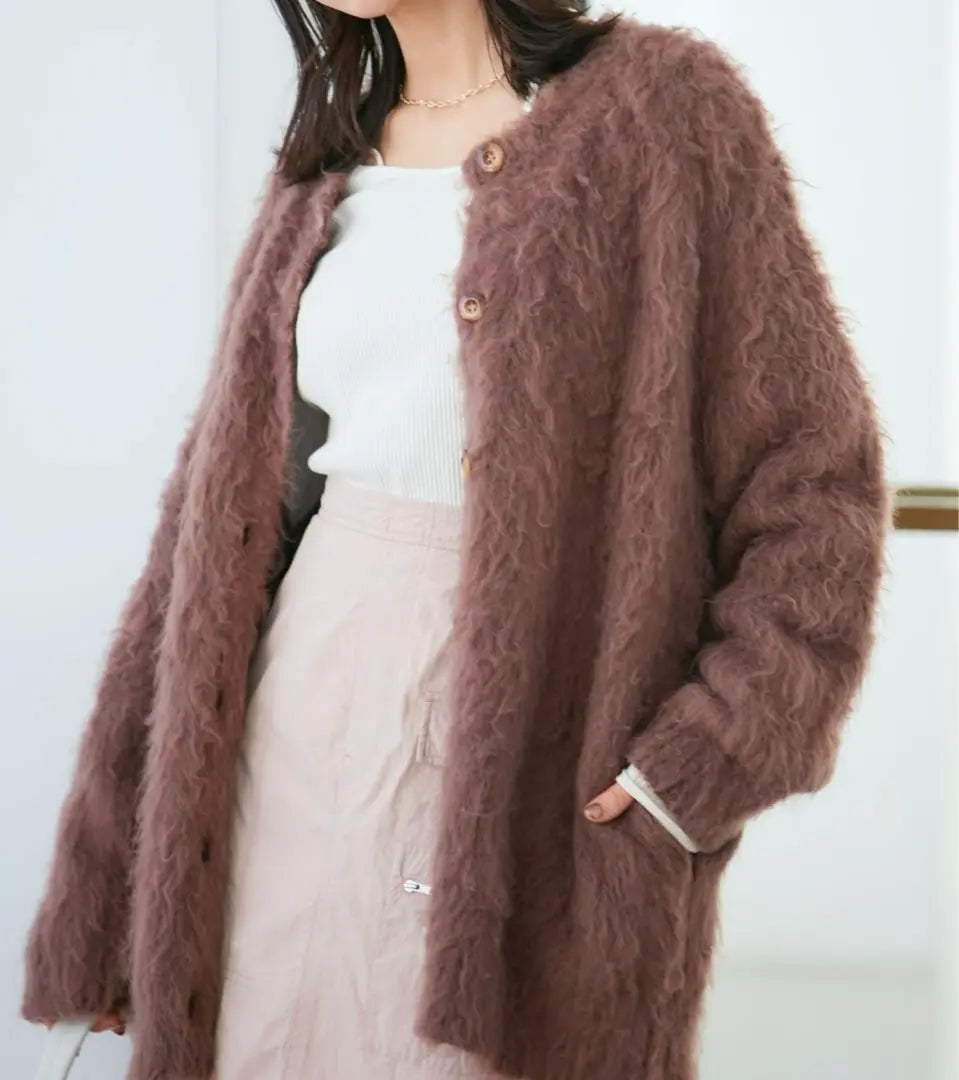 VIS Shaggy Cardigan | VIS シャギーカーディガン