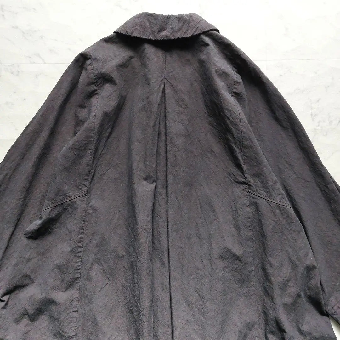 22ss Nestrobe Superima Cotton Linen Dolman Tent Coat F